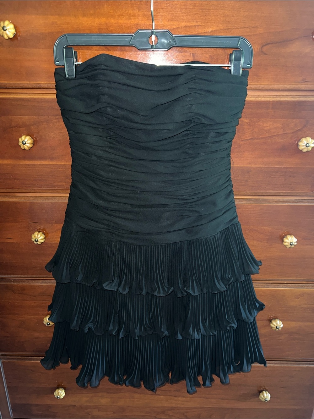 White House Black Market tiered midi cocktail dress
